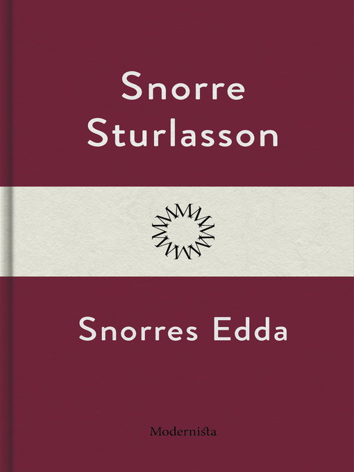 Title details for Snorres Edda by Snorre Sturlasson - Available